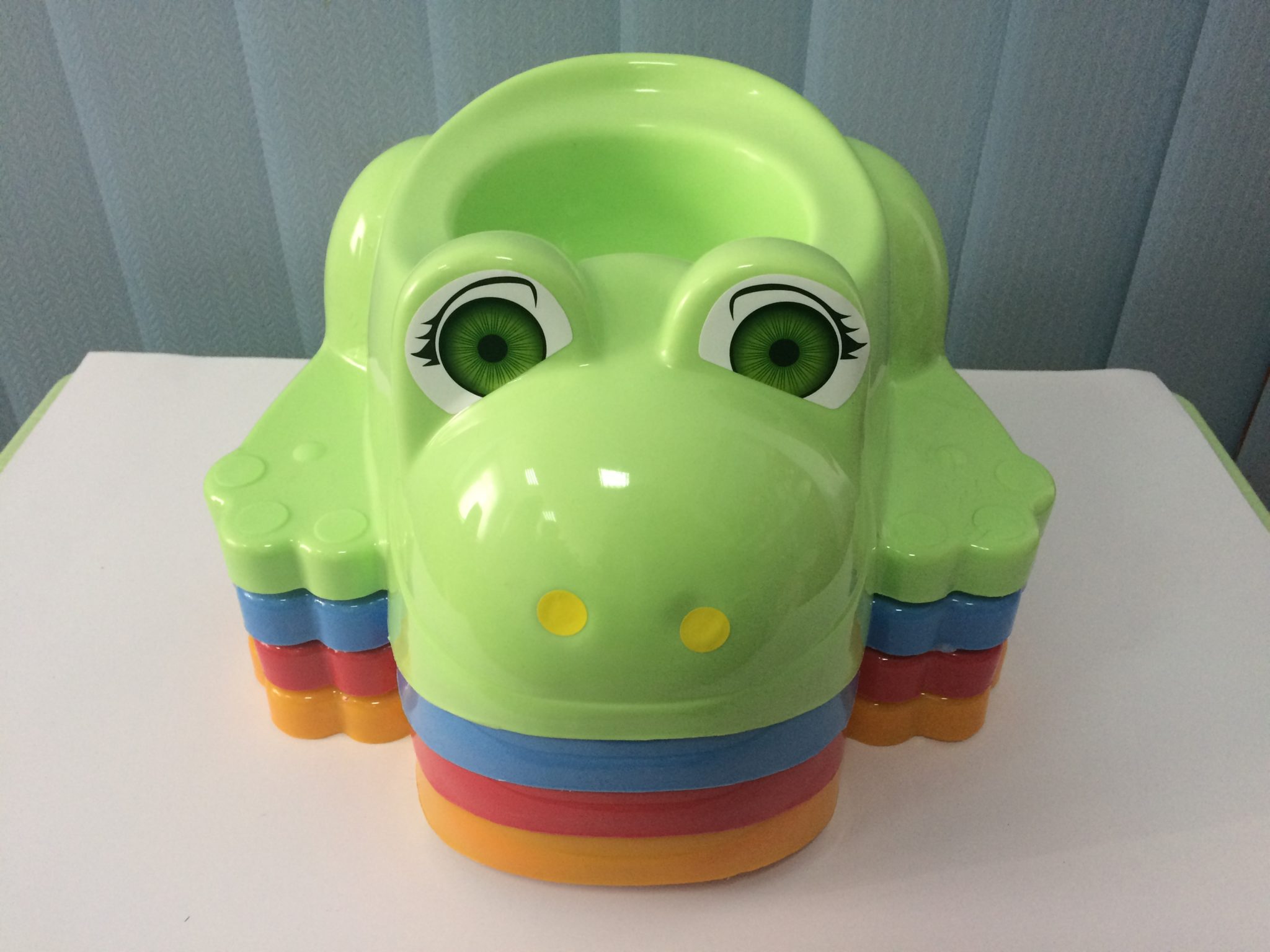 Горщик дитячий з кришкою "Жабка"