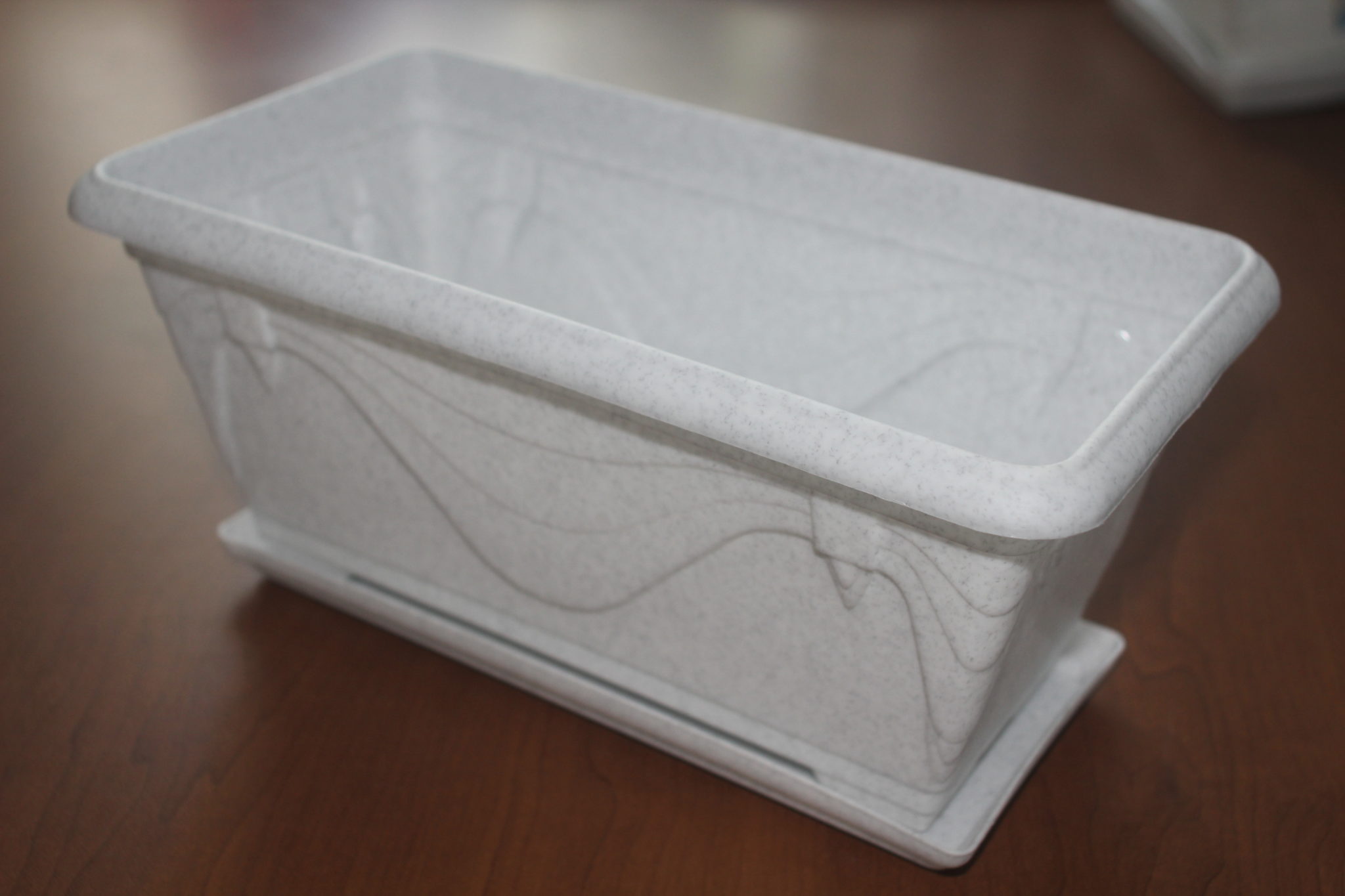 Горщик для квітів з підставкою прямокутний "Петунія"