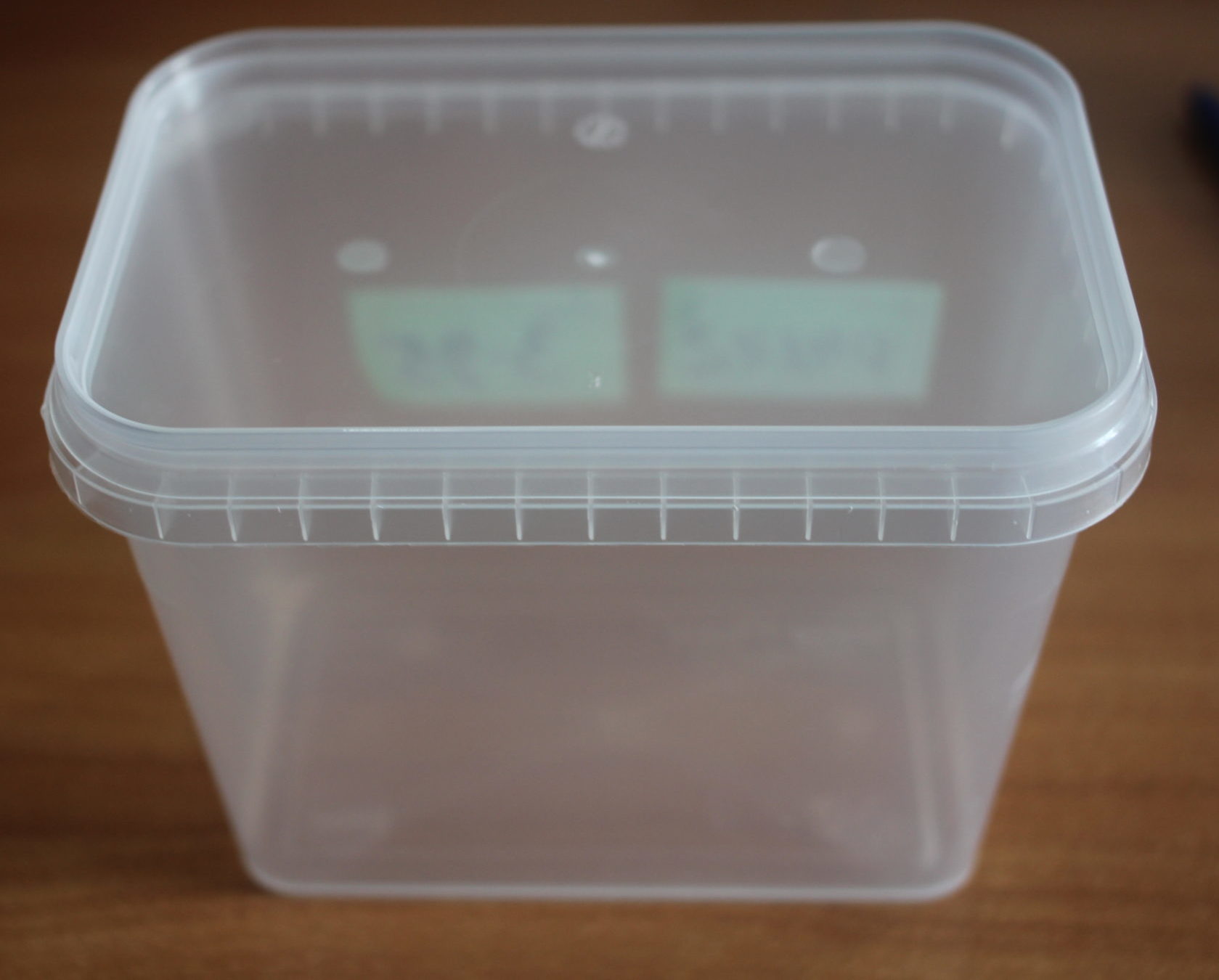 Судок з кришкою прямокутний (1 л.)